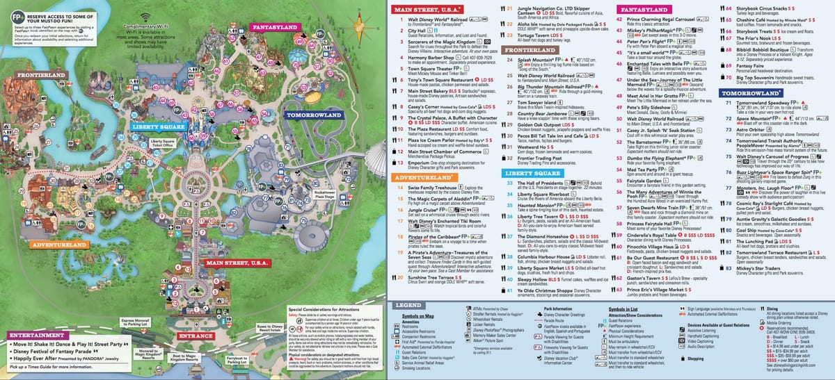 Disney World-Magic Kingdom térkép