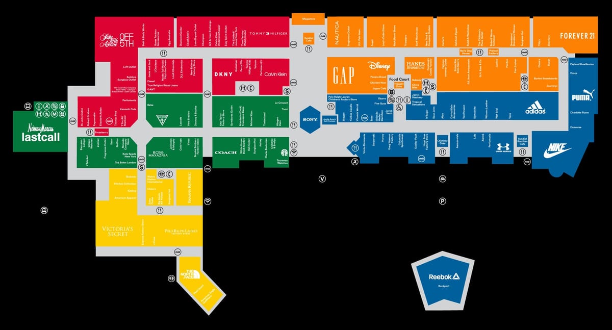 Orlando premium outlets térkép