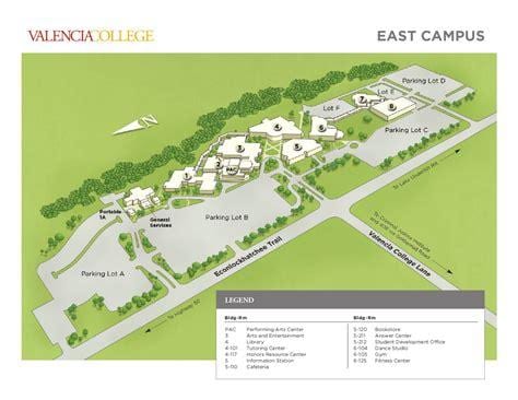 Valencia főiskola keleti campus térkép