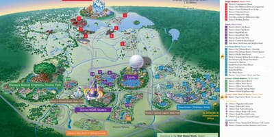 Térkép Disney World
