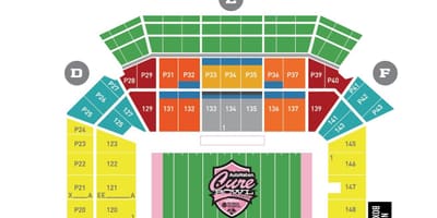 Kemping Világ stadion ülés térkép
