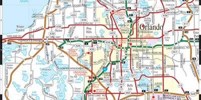 Orlando térképen