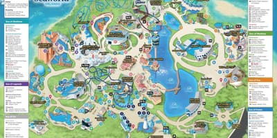 Térkép Seaworld Orlando